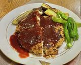フライパンひとつで手抜きハンバーグ作り方9写真