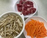 牛肉入りきんぴら作り方2写真