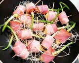 芽子にんにくのベーコン巻き作り方2写真