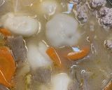 みんなのもちもち肉入り団子汁作り方13写真