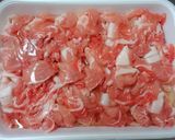 豚肉と長葱の油淋鶏ソース炒め作り方1写真