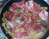 豚肉とあさりの水菜中華煮込み作り方4写真