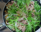 豚肉とあさりの水菜中華煮込み作り方5写真