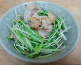 豚肉とあさりの水菜中華煮込み作り方6写真