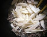 男飯！牛肉とごぼうと長ネギのピリ辛炒め作り方4写真
