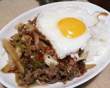 男飯！牛肉とごぼうと長ネギのピリ辛炒め作り方7写真