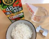 野菜ジュースで簡単☆洋風おじや作り方1写真