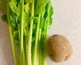 大和まなとじゃがいものスープ煮作り方1写真