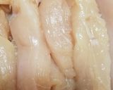 お二人さんの☆鶏むね肉のピリ辛照焼！作り方1写真