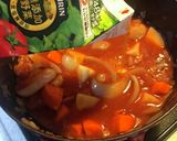 野菜ジュースとステーキ肉でビーフシチュー作り方4写真