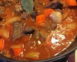 野菜ジュースとステーキ肉でビーフシチュー作り方7写真