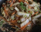 簡単！白菜とひき肉のあんかけ作り方6写真