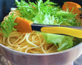 簡単！ハムとレタスのペペロンチーノ風作り方8写真