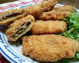 薄切り肉でナッツ味噌のボリュームとんかつ作り方4写真