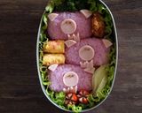 キャラ弁☆俵おにぎりのブタさんトリオ作り方4写真