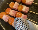 ベーコンと塩麹トマトの串焼き作り方8写真