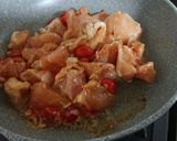作りおき！チキンのトマトチーズ煮込み作り方3写真