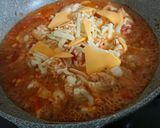 作りおき！チキンのトマトチーズ煮込み作り方5写真