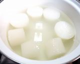 ふろふき大根のベジカップ★鶏そぼろあん作り方3写真