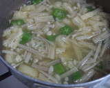 オクラとエノキのとろとろ味噌汁♪作り方4写真