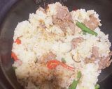 夏野菜と牛こまのうまうまピラフ♡作り方4写真