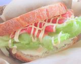 生ハムとレタスのクリームチーズサンド作り方2写真