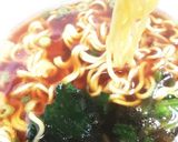 カップ麺プラス冷凍ほうれん草作り方2写真