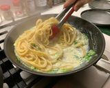 混ぜるだけ簡単！和風たらこクリームパスタ作り方5写真