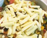 簡単　夏野菜　重ねチーズ焼き作り方3写真