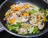 簡単！残り物野菜で筑前煮作り方3写真