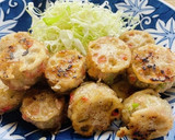 れんこんのはさみ揚げ♡たこ焼き風作り方8写真
