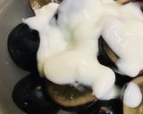 ナガノパープル&はちみつヨーグルト作り方1写真