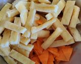 鶏団子とゴボウの炊き込みご飯♪作り方2写真