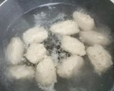 鶏団子とゴボウの炊き込みご飯♪作り方4写真