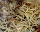 茸風味のパスタ。作り方12写真