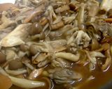 茸風味のパスタ。作り方8写真