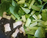 黒きくらげと小松菜の和風パスタ作り方8写真