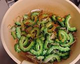 ゴーヤとちりめんじゃこのきんぴら風作り方4写真