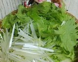 リカちゃん♡蟹葱ハリサラダ(かに酢ドレ)作り方1写真