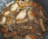 鶏団子とゴボウの炊き込みご飯♪作り方9写真