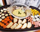 レンジ&ホットプレートでチーズフォンデュ作り方3写真