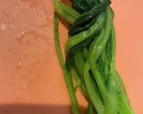 ボリューム副菜☆小松菜のそぼろ納豆作り方6写真