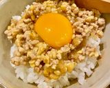 ボリューム副菜☆小松菜のそぼろ納豆作り方10写真