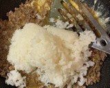 簡単♪ひき肉レタスチャーハン作り方5写真