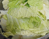 簡単！サバ缶みそ味と白菜と生姜の煮物作り方3写真
