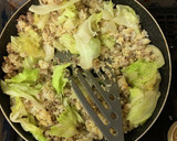 簡単♪ひき肉レタスチャーハン作り方7写真