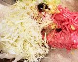 簡単！カットキャベツで時短餃子作り方1写真