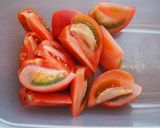 キャベツ・トマトの黒ゴマの酢の物♪作り方2写真