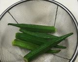 オクラとなめたけの和え物作り方4写真