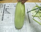 とうもろこしの　レンジでチン♡簡単な　むきかた付作り方1写真